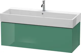 Duravit L-Cube Servantskap m/1 skuff 1184x394x459 mm, Jadegr&#248;nn HG