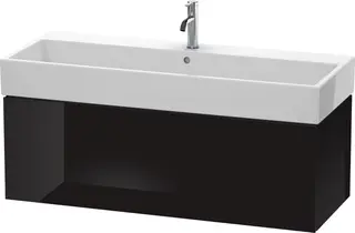 Duravit L-Cube Servantskap m/1 skuff 1184x394x459 mm, Sort H&#248;yglans