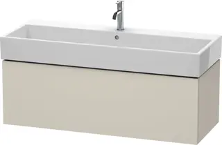 Duravit L-Cube Servantskap m/1 skuff 1184x394x459 mm, Taupe Matt