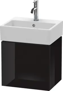 Duravit L-Cube Servantskap m/2 skuffer 434x400x341 mm, Sort H&#248;yglans