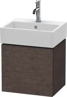 Duravit L-Cube Servantskap m/2 skuffer 434x400x341 mm, B&#248;rstet M&#248;rk Eik