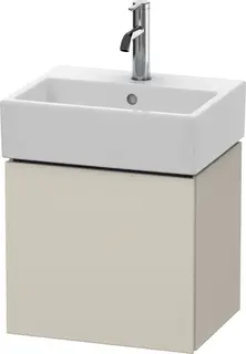 Duravit L-Cube Servantskap m/2 skuffer 434x400x341 mm, Taupe Matt