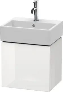 Duravit L-Cube Servantskap m/1 d&#248;r, h&#248;y 434x400x341 mm, Hvit H&#248;yglans Lakk