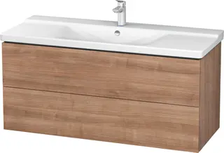 Duravit L-Cube Servantskap m/2 skuffer 1220x555x481 mm, Ticino Kirseb&#230;r