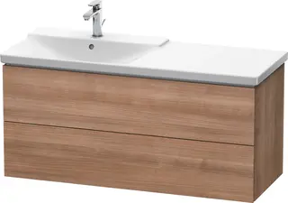 Duravit L-Cube Servantskap m/2 skuffer 1220x555x481 mm, Ticino Kirseb&#230;r