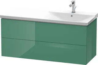 Duravit L-Cube Servantskap m/2 skuffer 1220x555x481 mm, Jadegr&#248;nn HG