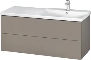 Duravit L-Cube Servantskap m/2 skuffer 1220x555x481 mm, Terra