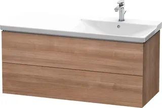 Duravit L-Cube Servantskap m/2 skuffer 1220x555x481 mm, Ticino Kirseb&#230;r