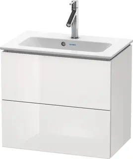 Duravit L-Cube Servantskap m/2 skuffer 620x550x391 mm, Hvit H&#248;yglans