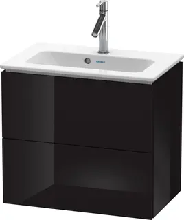 Duravit L-Cube Servantskap m/2 skuffer 620x550x391 mm, Sort H&#248;yglans