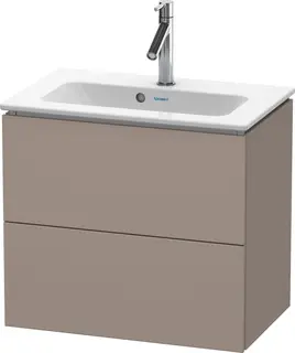 Duravit L-Cube Servantskap m/2 skuffer 620x550x391 mm, Basalt Matt