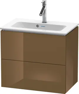 Duravit L-Cube Servantskap m/2 skuffer 620x550x391 mm, Olivenbrun HG