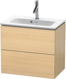 Duravit L-Cube Servantskap m/2 skuffer 620x550x391 mm, Middelhavs Eik