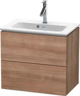 Duravit L-Cube Servantskap m/2 skuffer 620x550x391 mm, Ticino Kirseb&#230;r