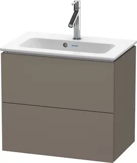 Duravit L-Cube Servantskap m/2 skuffer 620x550x391 mm, Flanellgr&#229; Matt