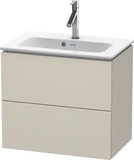 Duravit L-Cube Servantskap m/2 skuffer 620x550x391 mm, Taupe Matt