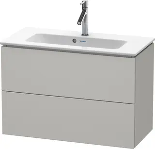 Duravit L-Cube Servantskap m/2 skuffer 820x550x391 mm, Betonggr&#229; Matt