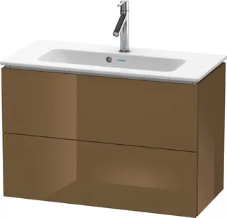 Duravit L-Cube Servantskap m/2 skuffer 820x550x391 mm, Olivenbrun HG