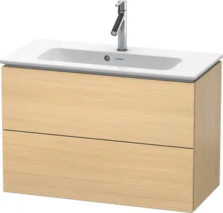 Duravit L-Cube Servantskap m/2 skuffer 820x550x391 mm, Middelhavs Eik