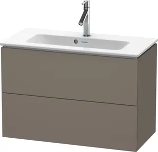 Duravit L-Cube Servantskap m/2 skuffer 820x550x391 mm, Flanellgr&#229; Matt