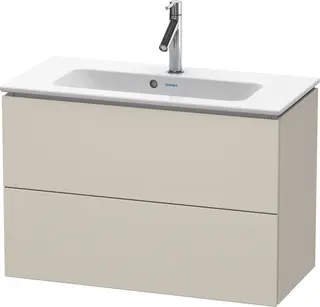 Duravit L-Cube Servantskap m/2 skuffer 820x550x391 mm, Taupe Matt