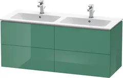 Duravit L-Cube Servantskap m/2 skuffer 1290x550x481 mm, Jadegr&#248;nn HG