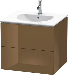 Duravit L-Cube Servantskap m/2 skuffer 620x550x514 mm, Olivenbrun HG