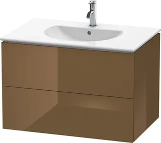 Duravit L-Cube Servantskap m/2 skuffer 820x550x534 mm, Olivenbrun HG