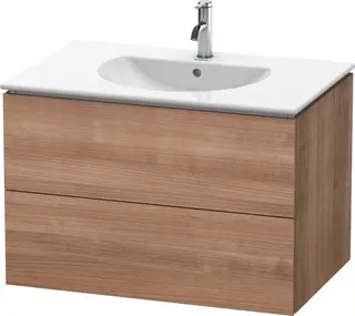 Duravit L-Cube Servantskap m/2 skuffer 820x550x534 mm, Ticino Kirseb&#230;r