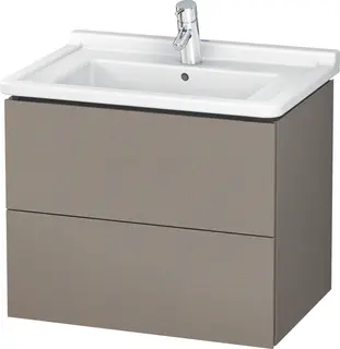 Duravit L-Cube Servantskap m/2 skuffer 670x558x469 mm, Terra