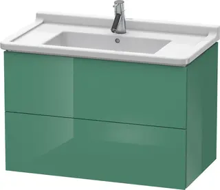 Duravit L-Cube Servantskap m/2 skuffer 820x558x469 mm, Jadegr&#248;nn HG