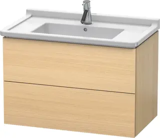 Duravit L-Cube Servantskap m/2 skuffer 820x558x469 mm, Middelhavs Eik