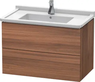 Duravit L-Cube Servantskap m/2 skuffer 820x558x469 mm, Natur Valn&#248;tt