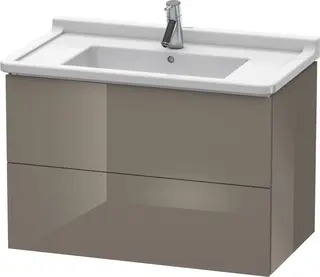 Duravit L-Cube Servantskap m/2 skuffer 820x558x469 mm, Flanellgr&#229; HG