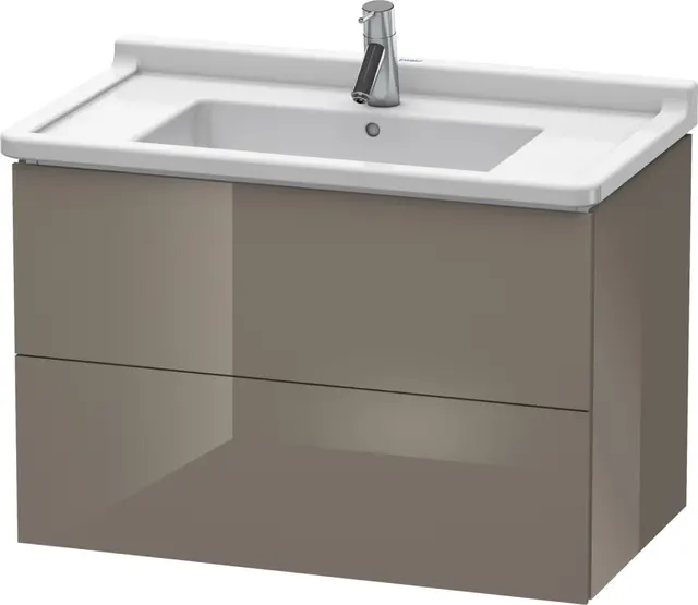 Duravit L-Cube Servantskap m/2 skuffer 820x558x469 mm, Flanellgrå HG 