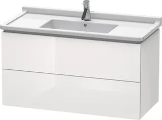 Duravit L-Cube Servantskap m/2 skuffer 1020x558x469 mm, Hvit H&#248;yglans