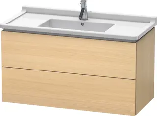 Duravit L-Cube Servantskap m/2 skuffer 1020x558x469 mm, Middelhavs Eik