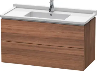 Duravit L-Cube Servantskap m/2 skuffer 1020x558x469 mm, Natur Valn&#248;tt