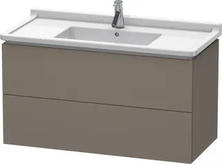 Duravit L-Cube Servantskap m/2 skuffer 1020x558x469 mm, Flanellgr&#229; Matt