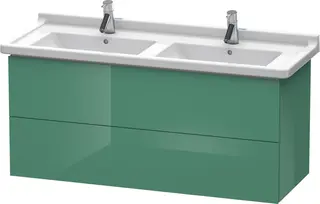 Duravit L-Cube Servantskap m/2 skuffer 1220x408x469 mm, Jadegr&#248;nn HG