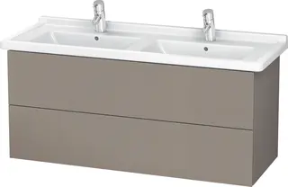 Duravit L-Cube Servantskap m/2 skuffer 1220x408x469 mm, Terra