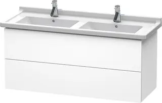 Duravit L-Cube Servantskap m/2 skuffer 1220x408x469 mm, Hvit Matt