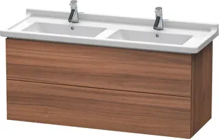 Duravit L-Cube Servantskap m/2 skuffer 1220x408x469 mm, Natur Valn&#248;tt