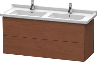 Duravit L-Cube Servantskap m/4 skuffer 1220x558x469 mm, Amerikansk Valn&#248;tt