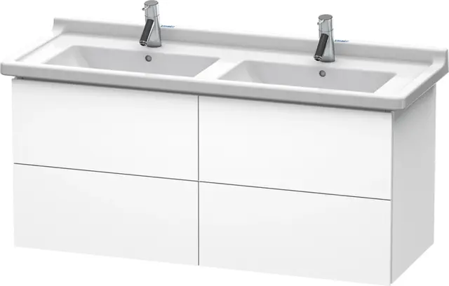 Duravit L-Cube Servantskap m/4 skuffer 1220x558x469 mm, Hvit Matt 