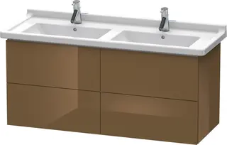 Duravit L-Cube Servantskap m/4 skuffer 1220x558x469 mm, Olivenbrun HG