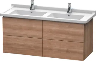 Duravit L-Cube Servantskap m/4 skuffer 1220x558x469 mm, Ticino Kirseb&#230;r