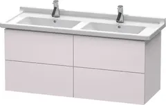 Duravit L-Cube Servantskap m/4 skuffer 1220x558x469 mm, Hvitlilla Matt