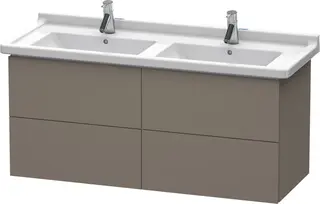 Duravit L-Cube Servantskap m/4 skuffer 1220x558x469 mm, Flanellgr&#229; Matt