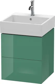 Duravit L-Cube Servantskap m/2 skuffer 484x544x459 mm, Jadegr&#248;nn HG